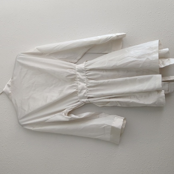 Victoria's Secret Off White Ivory Vintage Robe One Size Pockets Waist Tie Y2K - Picture 10 of 10